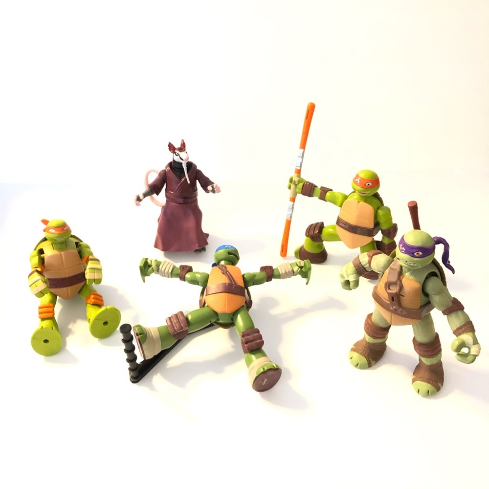 5pc Teenage Mutant Ninja Turtles Toy Set
